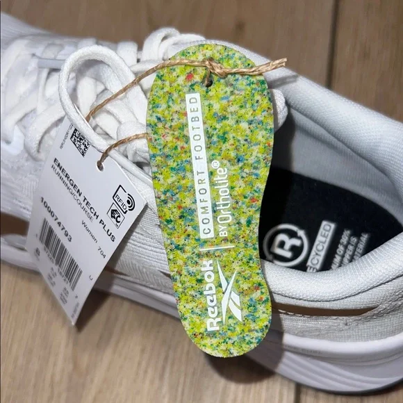 NWT - Reebok Energen Tech Plus Women's White & Gold Running/Course Athletic Shoe - Picture 11 of 15